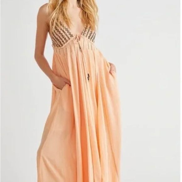 New Free People June Bug maxi dress size XL - Picture 2 of 14